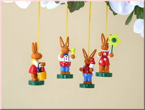 Holz hasen als behang zum - hasen,