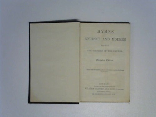 Hymns ancient and modern - modern, for