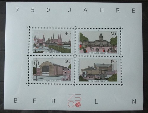 Berlin west 1987 block mi - 1987, 8