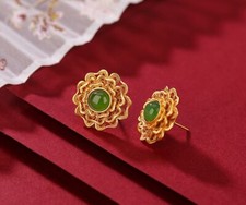 K02 Ohrringe filigrane Blüte