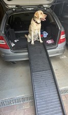 Bituxx Hunderampe Hundetreppe Autorampe Auto Einstiegshilfe für Hunde Faltbar