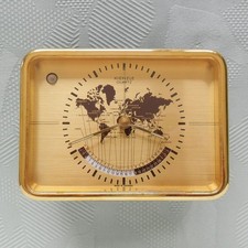 Äußerst seltene Weltzeituhr von Kienzle gebaut mit Quartzwerk ca 1970 als Wecker