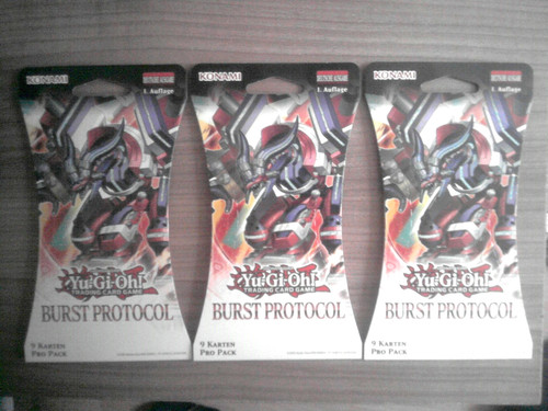 3x booster burst - yu-gi-oh!,