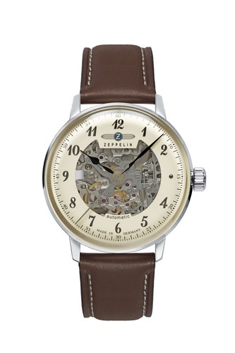 Zeppelin 129 beige damenuhr - lz,