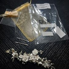 Neu-bezauberndes Rebe/Perle/Blume Kopf-Haarschmuckset 4-Teilig  für die Braut 