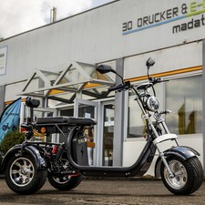 Madat A CP-3 Elektroroller E Scooter Chopper Dreirad 10 Zoll 45Km/H 40 Ah Akku 