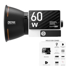 Zhiyun G60 Combo Bi-Color 60W Video Licht Kamera Studiolicht m. Softbox Diffusor