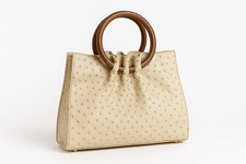 Vintage Echtleder Handtasche