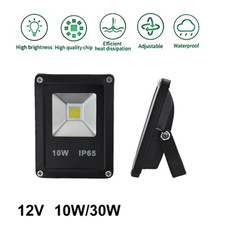 LED Fluter 12V 10W/30W Kaltweiß/Warmweiß Fest verkabelt Garten Landschaft IP65