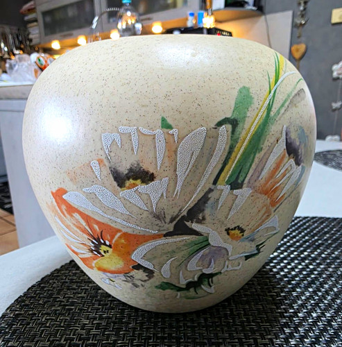 Keramik vase bauchig - vase,