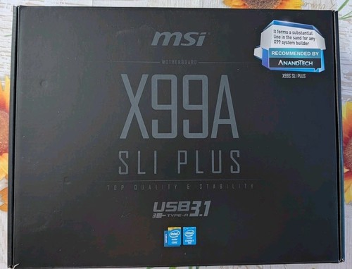 Msi x99a sli plus mainboard - x99a,