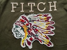 Starkes Longshirt Abercrombie & Fitch; Indianer-Motiv; Gr M; Vintage; Top