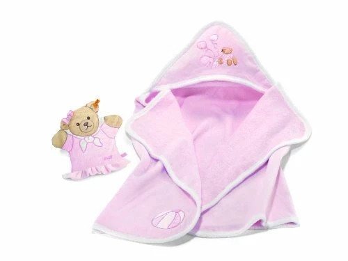 Bademantel und teddy steiff - und,