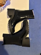 Lackstiefel Plateau Boots Gr. 40 Even&Odd  Neu mit Etikett schwarz Damen