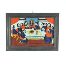 Hinterglasbild "Das letzte