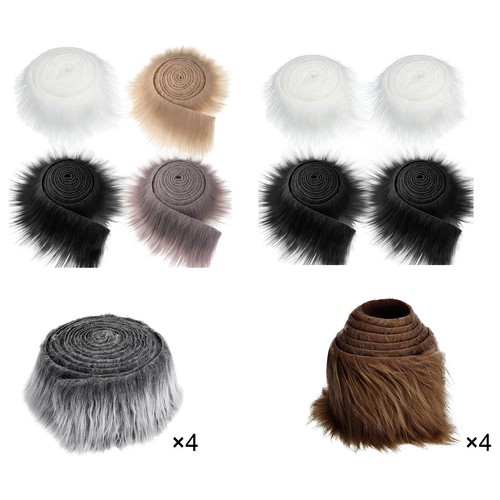 Stoffimitat patches shaggy - 4x, patches,
