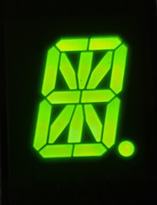 0.5 Zoll LED-Anzeige VQB 201 D 16-Segment-Lichtemitteranzeige grün