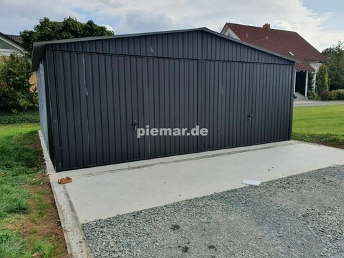 Blechgarage 6x6 ral7016 - in,