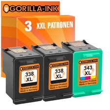 3 Druckerpatronen XXL für HP