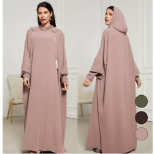 Abaya Gebetskleid Islamisches Kleid ideal für Hijab Kopftuch Khimar Niqab Robe