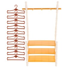  1 Set Puppe Kleiderständer