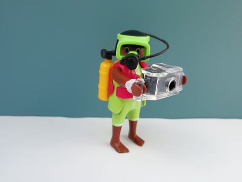Playmobil taucherin mit - -,