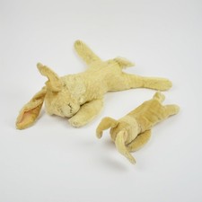 2 x Steiff Floppy Hase - schlafende Hasen - Vintage - alt - Plüschtier