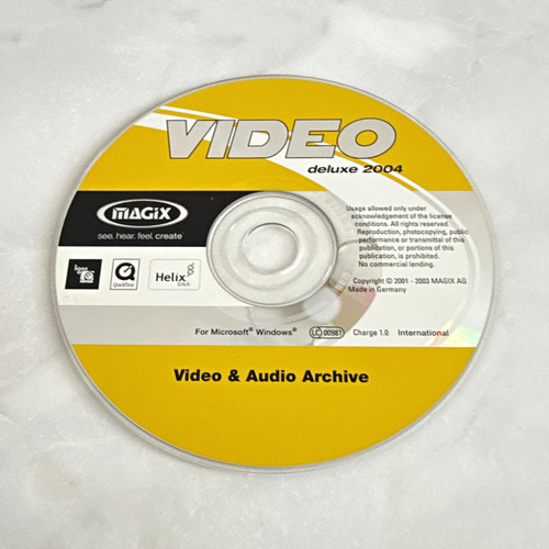 Magix video deluxe 2004 - video,