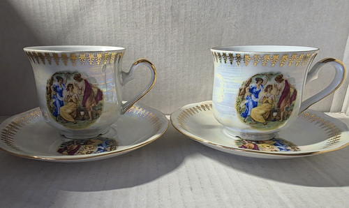 Tasse untertasse porzellan - tasse, &