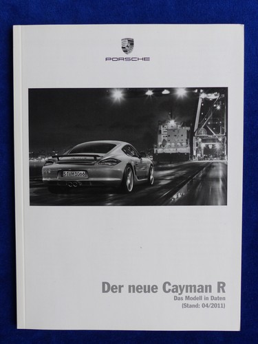 Porsche cayman typ - r,