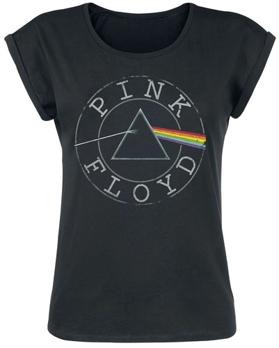 Pink floyd shirt damen - pink, logo