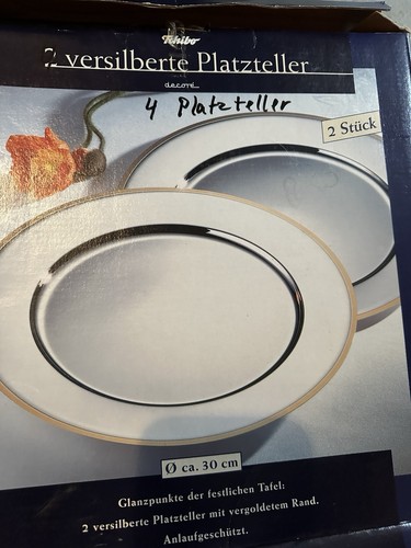 Tchibo platzteller versilbert - tchibo,