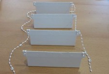 Beschwerungsplatte Gewicht für Lamellenvorhang Jalousie + Verbindungskette 