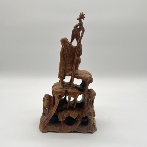 Asiatika holzfigur hirte - asiatika,