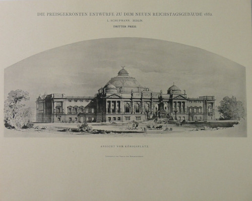 Reichstag entwurf schupmann - reichstag,