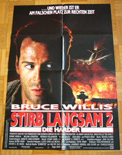 Stirb langsam 2 Die Harder Bruce Willis Franco Nero Original Kinoplakat A1