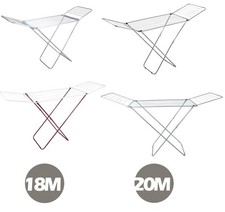 Wäscheständer Flügelwäschetrockner Wäschetrockner 18m/20m Edelstahl Aluminium