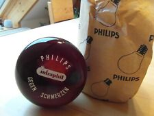 Philips Werbung -  Glühlampe Infraphil 50er Jahre für Charlotte Perriand Lampe
