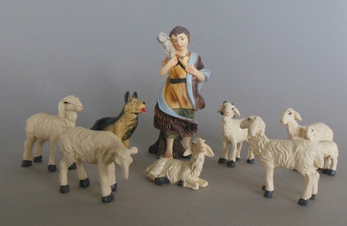 Hirte mit schulterschaf und - und, 6