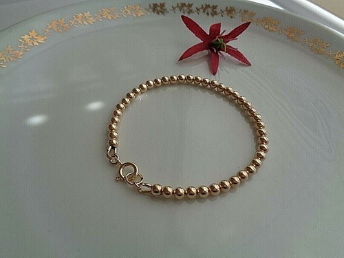 Armband gold 14k filled - gold,