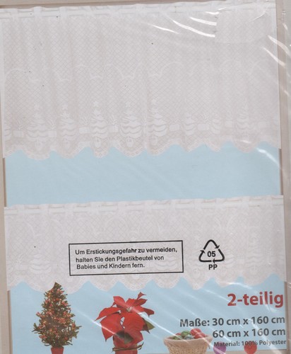 Weihnachtliche gardine 2 - ,