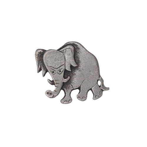 Metzke vintage elefant - elefant, zinn