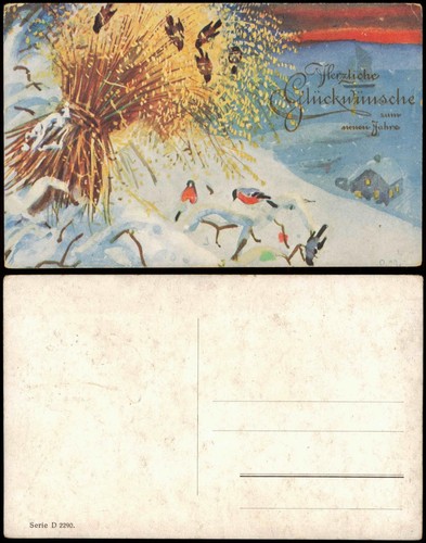 Ansichtskarte neujahr - ,