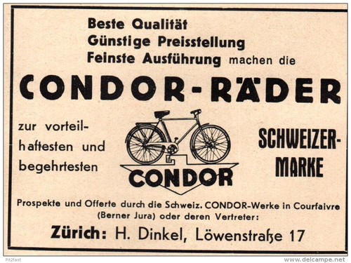 Original werbung 1939 - -,