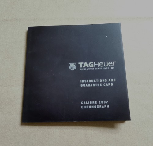 Tag heuer vintage booklet - tag,