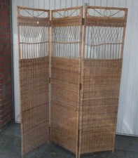 20er 30er Jahre Paravent Weidengeflecht 3 Seiten Höhe 180 Spanische Wand 20s 30s