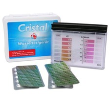 Wassertestgerät Chlor + pH CRISTAL - Pooltester DPD1 Phenol Rot Pooltest Tester