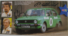 Original rallye autogrammkarte - original,