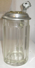 Alter bierkrug aus glas - bierkrug,