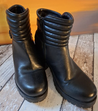 Stiefeletten Gr. 40 von Docker's in schwarz Kunstleder